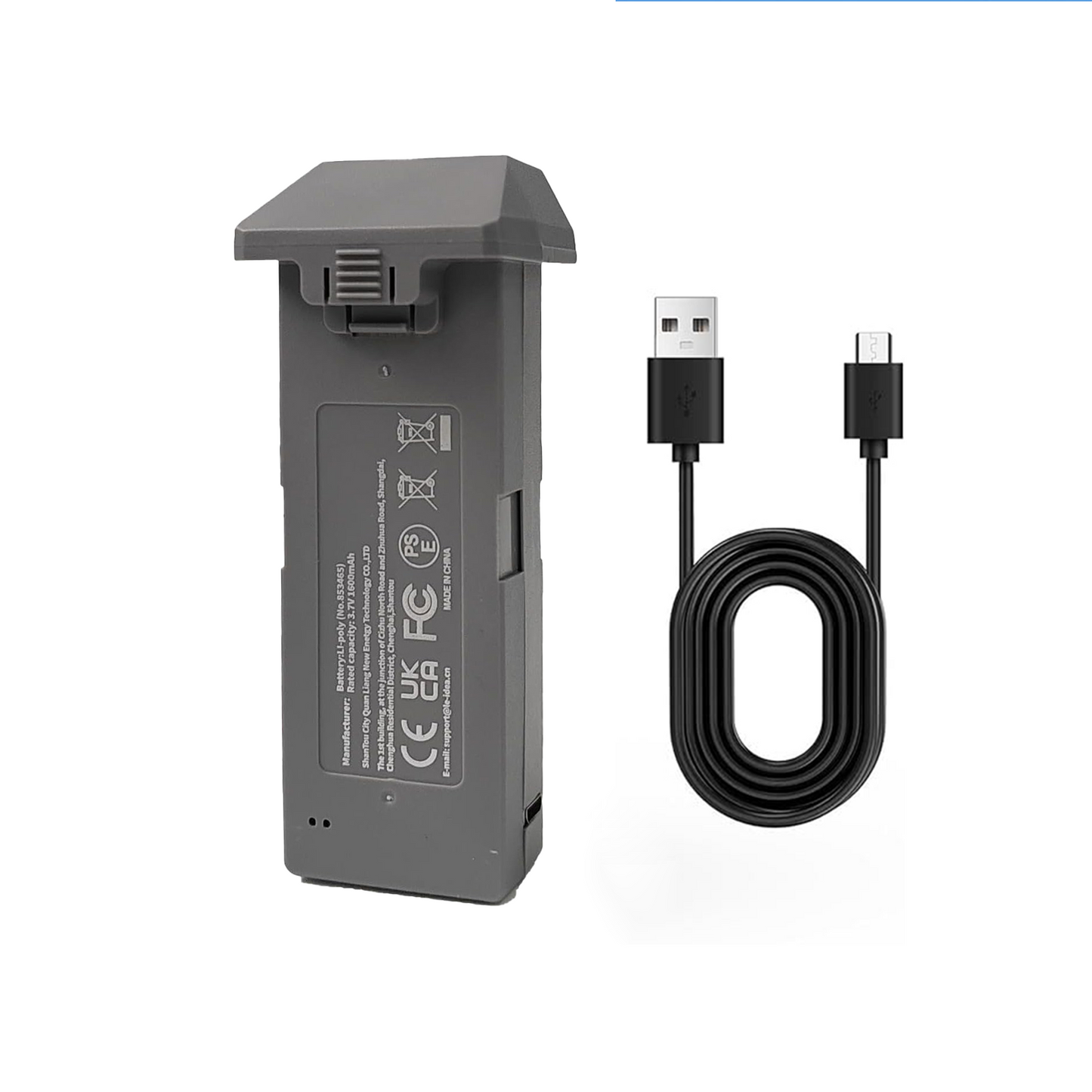 Drone Battery for TL16,IDEA16p 3.7V 1800mAh, Rechargeable, Battery Accessories Spare Part