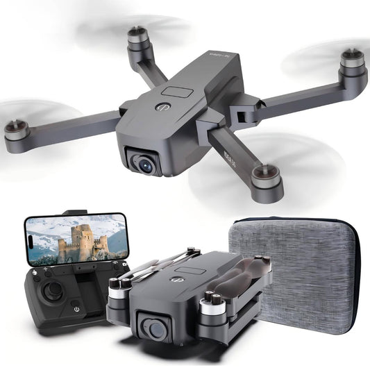 IDEA36 Drone with 4K Camera, SD Card with Brushless Motors Drones with Camera for Adults 4K, Optical Streaming Positioning, 5G WiFi Transmission, GPS Drones Follow Me