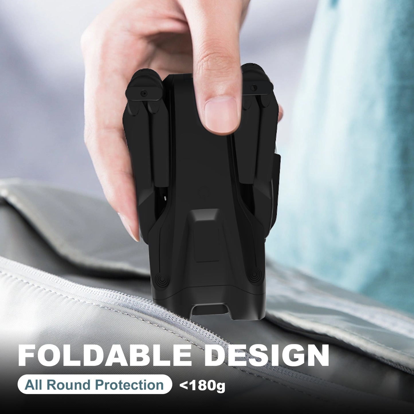 IDEA12 Mini Drone with 1080P HD Adjustable Camera for Kids & Beginners – Foldable RC Quadcopter with 2 Batteries, Carrying Case, WiFi FPV, One-Key Start, Altitude Hold, Gift for Boys & Girls